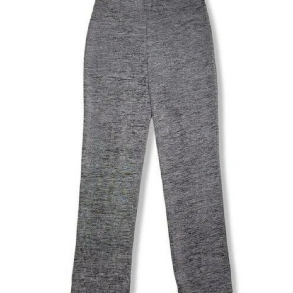 Joseph Ribkoff Split Hem Pants Womens 10 Heather Gray Elastic Waist Pull On